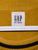 GAP Kids Logo Cotton Crewneck Sweater, Size 10 (L), Yellow