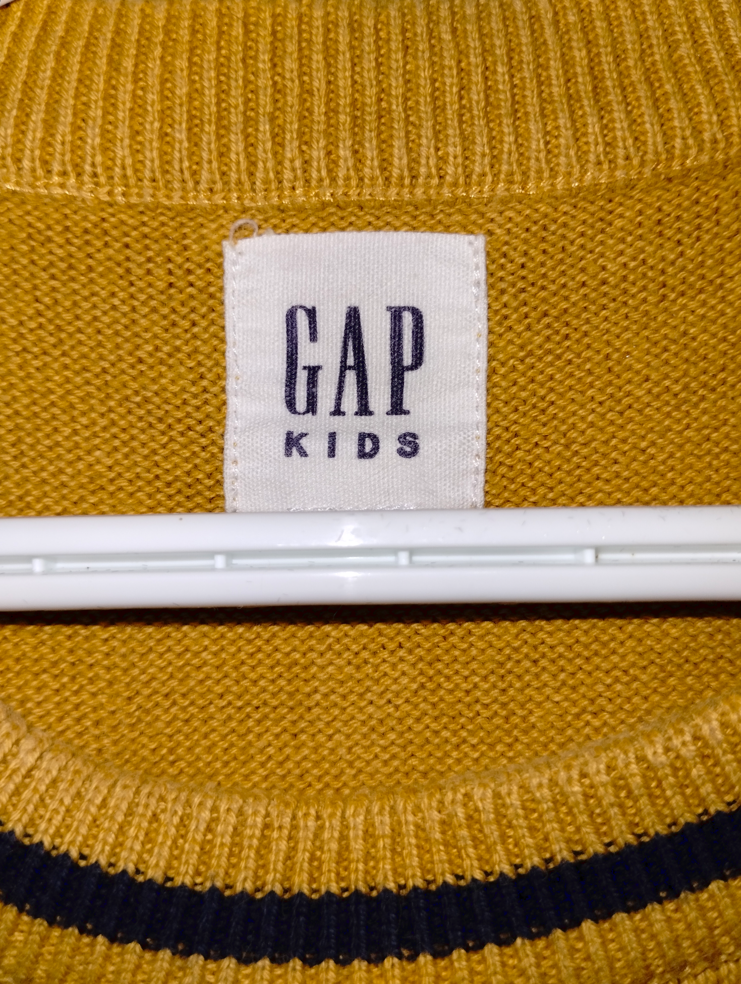 GAP Kids Logo Cotton Crewneck Sweater, Size 10 (L), Yellow