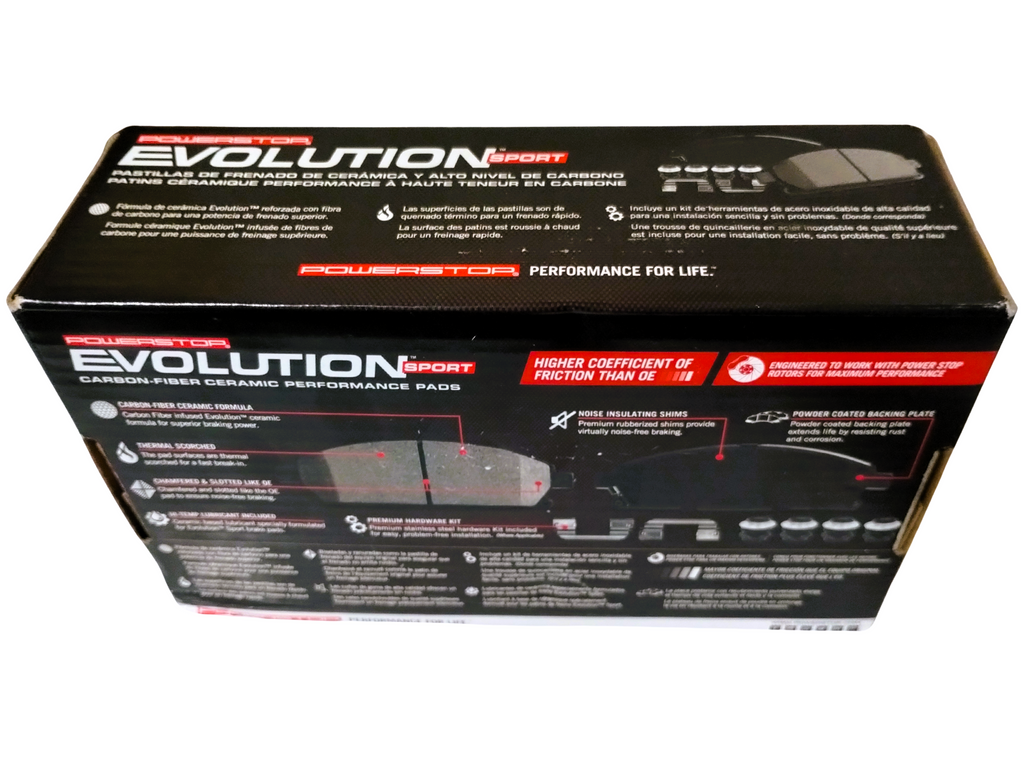 Power Stop Z23 Evolution Sport Carbon-Fiber Ceramic Brake Pads Z23-1194