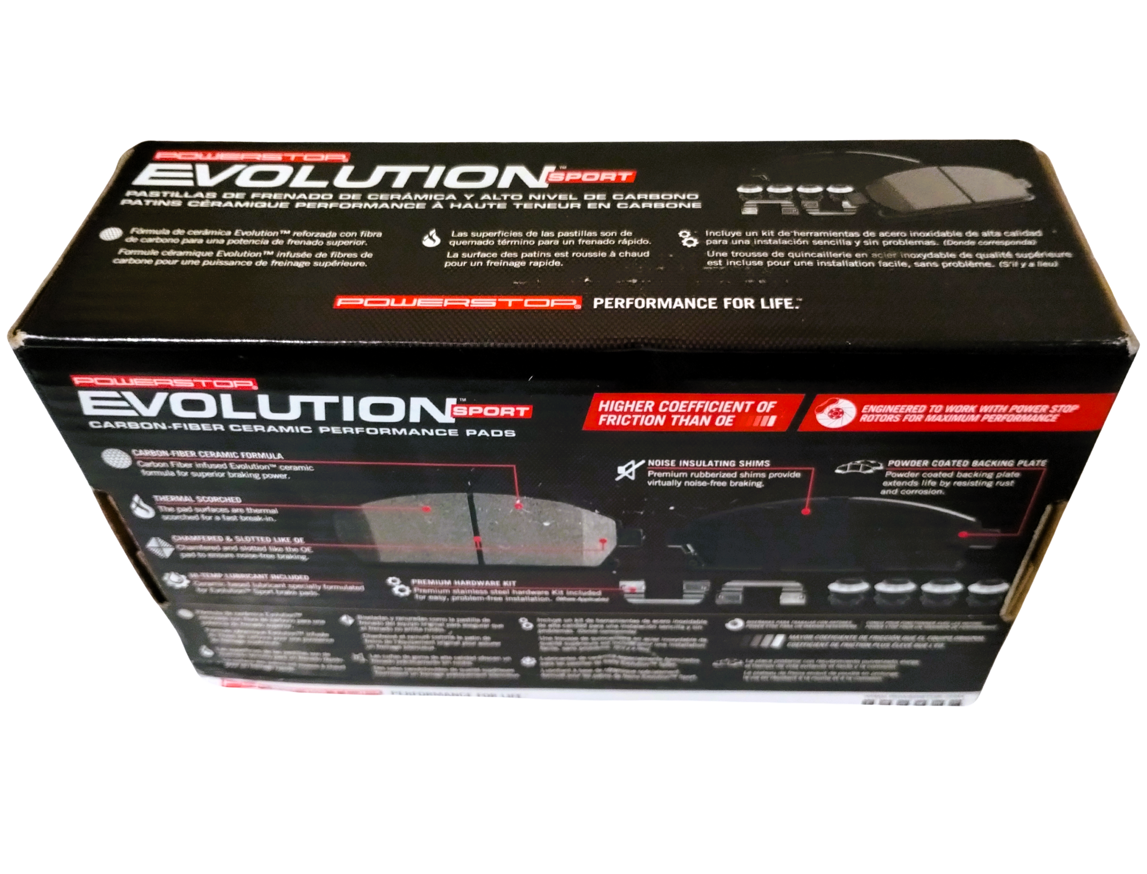 Power Stop Z23 Evolution Sport Carbon-Fiber Ceramic Brake Pads Z23-1194
