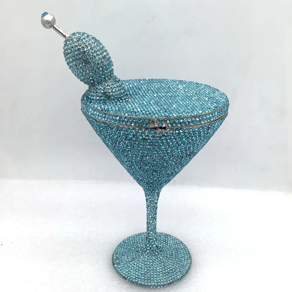 XIYUAN Women Goblet Rhinestone Evening Bags 2026 Luxury Boutique Unique Crystal Purses Cocktail Handbag Wedding Party Clutch Bag