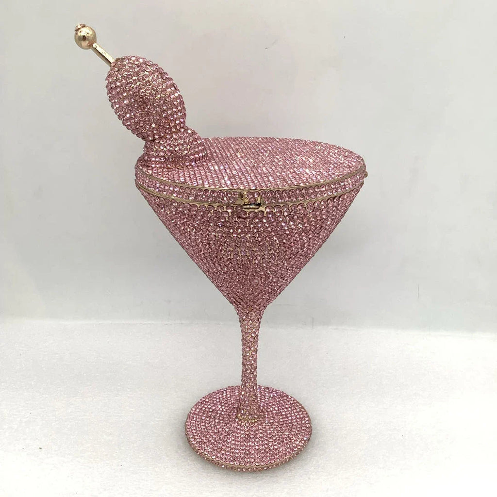 XIYUAN Women Goblet Rhinestone Evening Bags 2026 Luxury Boutique Unique Crystal Purses Cocktail Handbag Wedding Party Clutch Bag