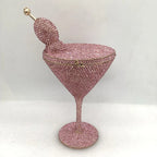 XIYUAN Women Goblet Rhinestone Evening Bags 2026 Luxury Boutique Unique Crystal Purses Cocktail Handbag Wedding Party Clutch Bag