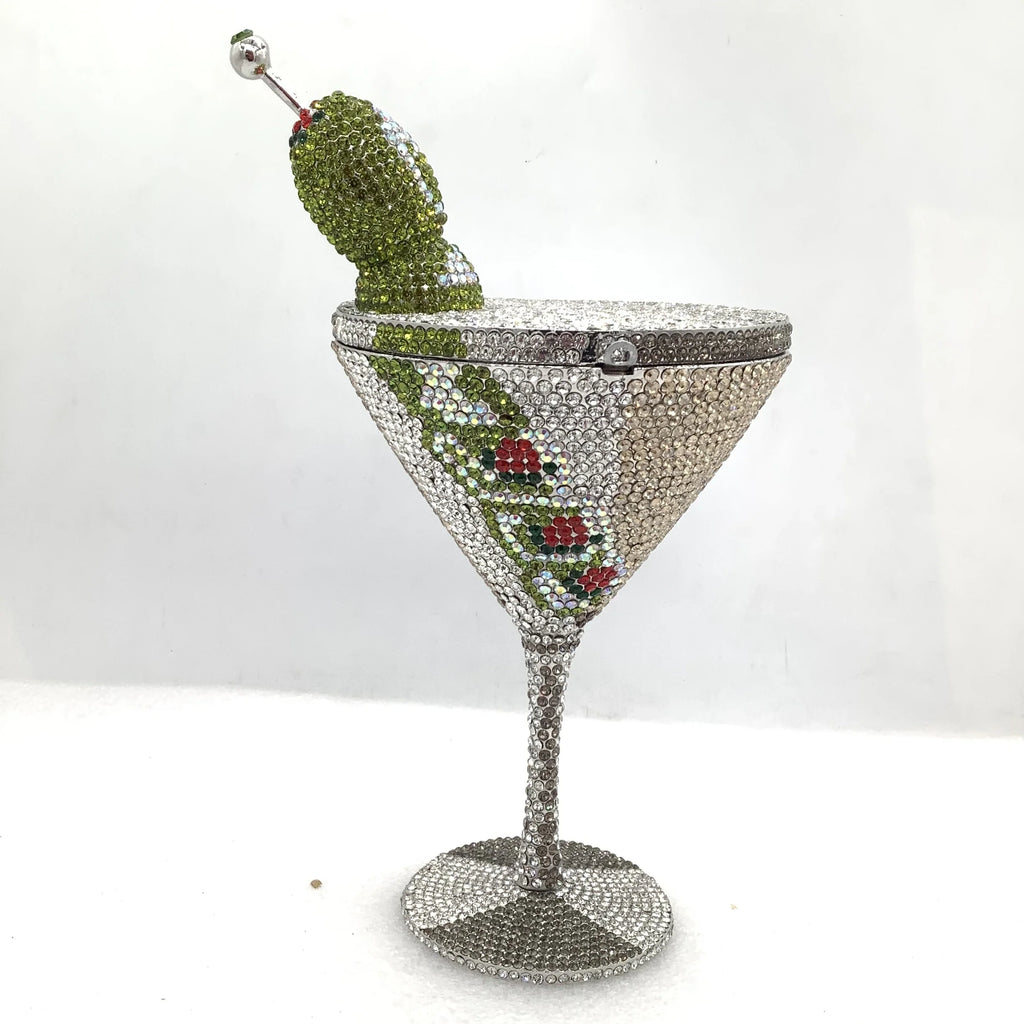 XIYUAN Women Goblet Rhinestone Evening Bags 2026 Luxury Boutique Unique Crystal Purses Cocktail Handbag Wedding Party Clutch Bag