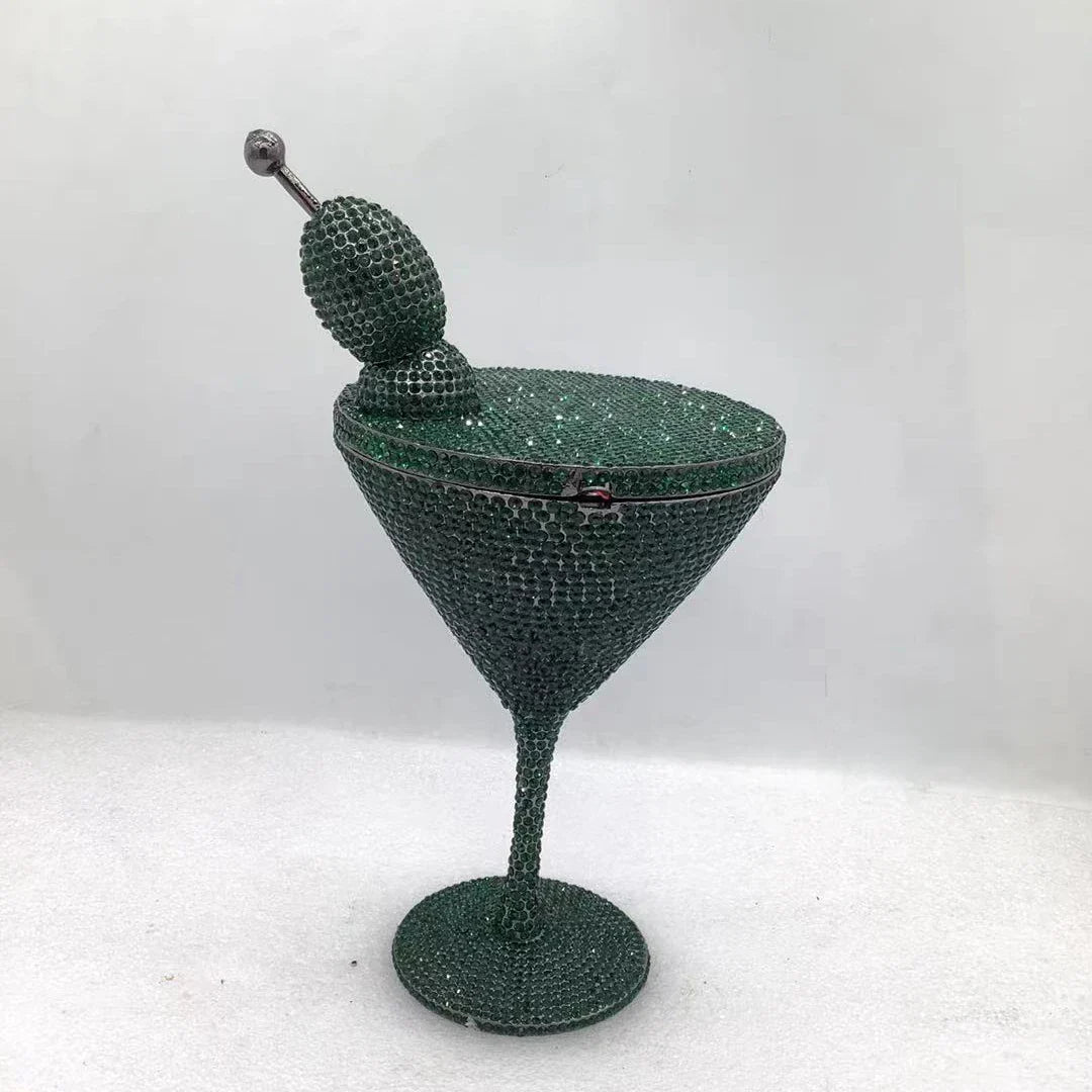 XIYUAN Women Goblet Rhinestone Evening Bags 2026 Luxury Boutique Unique Crystal Purses Cocktail Handbag Wedding Party Clutch Bag