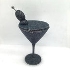 XIYUAN Women Goblet Rhinestone Evening Bags 2026 Luxury Boutique Unique Crystal Purses Cocktail Handbag Wedding Party Clutch Bag