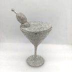 XIYUAN Women Goblet Rhinestone Evening Bags 2026 Luxury Boutique Unique Crystal Purses Cocktail Handbag Wedding Party Clutch Bag