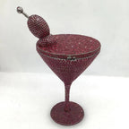 XIYUAN Women Goblet Rhinestone Evening Bags 2026 Luxury Boutique Unique Crystal Purses Cocktail Handbag Wedding Party Clutch Bag
