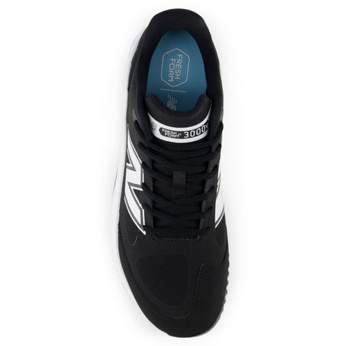 New Balance 3000v7 Turf Shoe - Black/White - GreatSpace Discounts