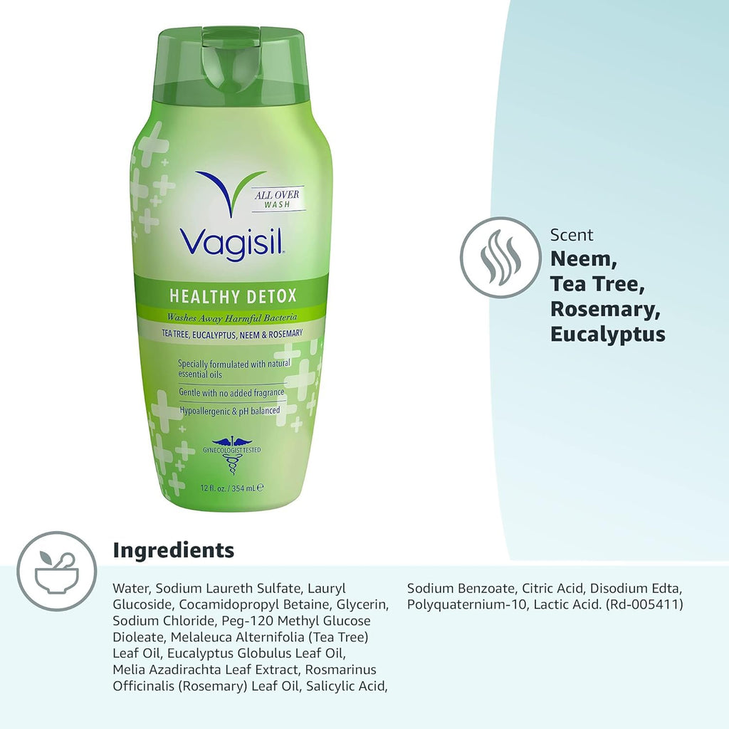 Vagisil Healthy Detox Wash 12 oz / 354 mL – Pack of 1