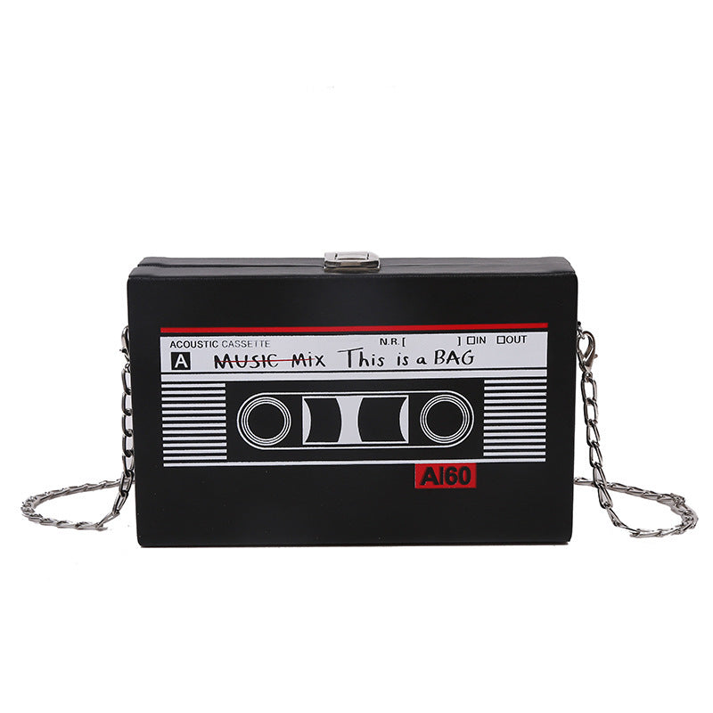 Retro Cassette Tape Crossbody Bag - GreatSpace Discounts