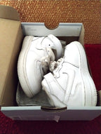 Preowned Nike Air Force 1 Mid White Toddler Sneakers – Size 9C
