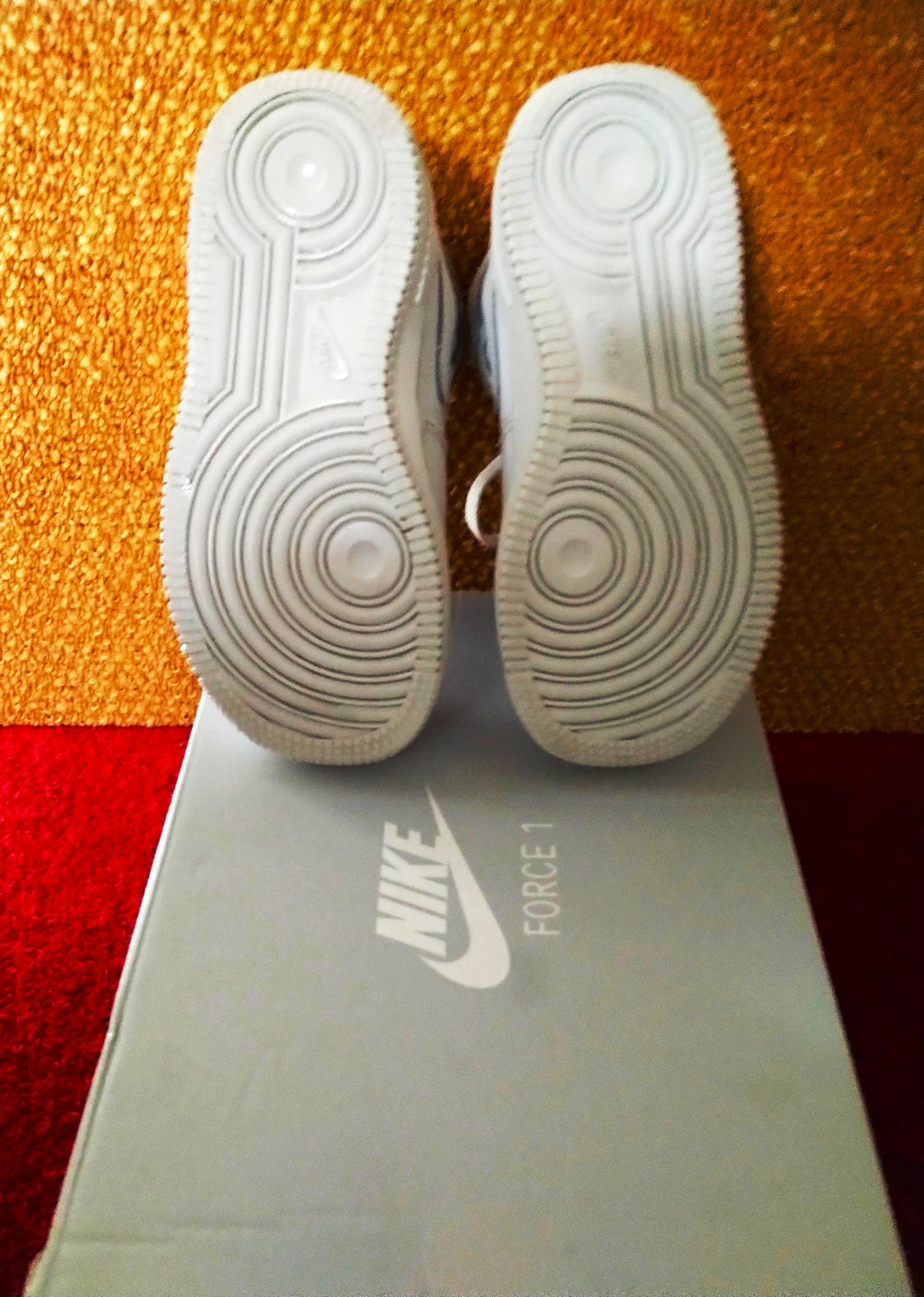 Preowned Nike Air Force 1 Mid White Toddler Sneakers – Size 9C