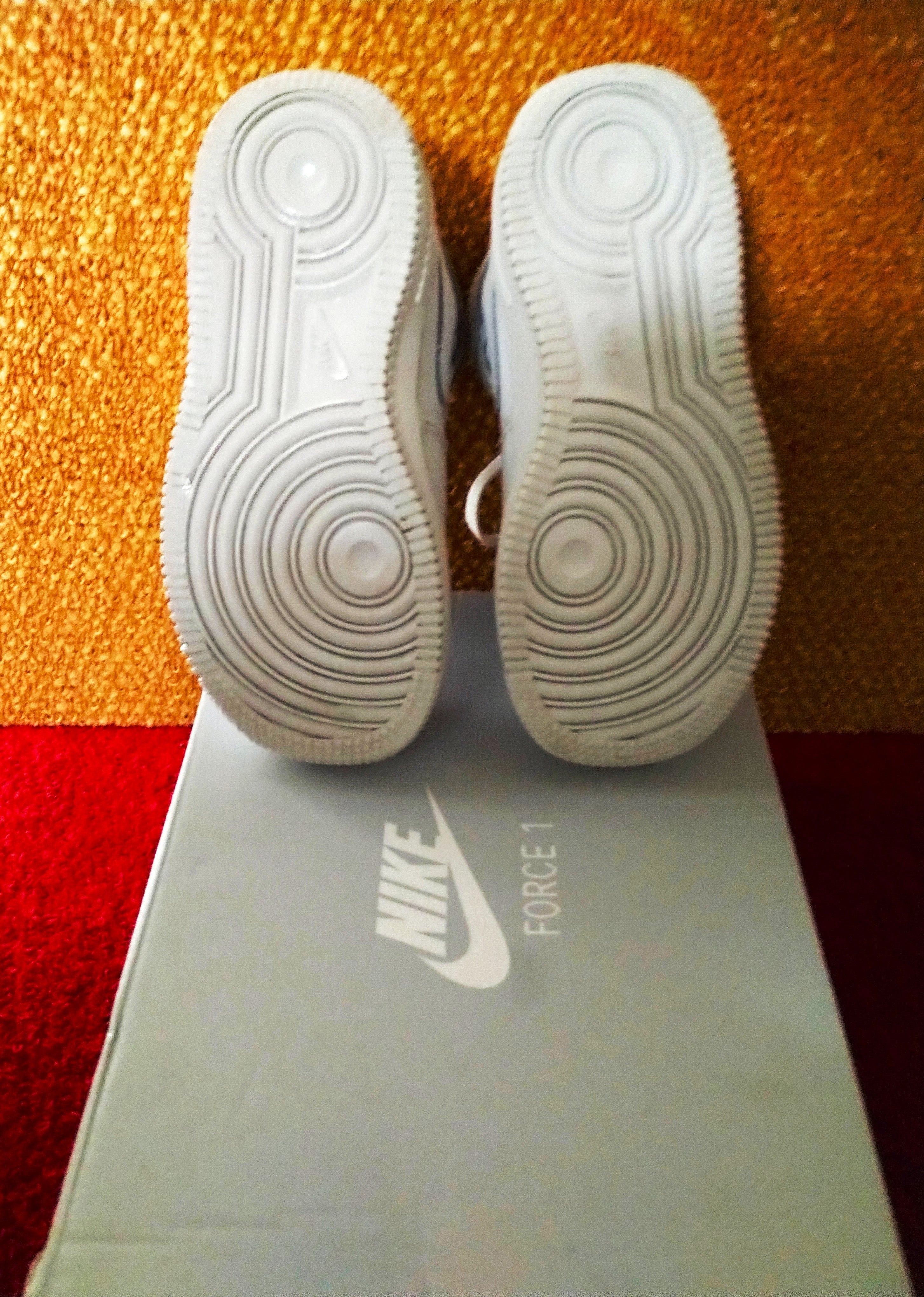 Preowned Nike Air Force 1 Mid White Toddler Sneakers – Size 9C