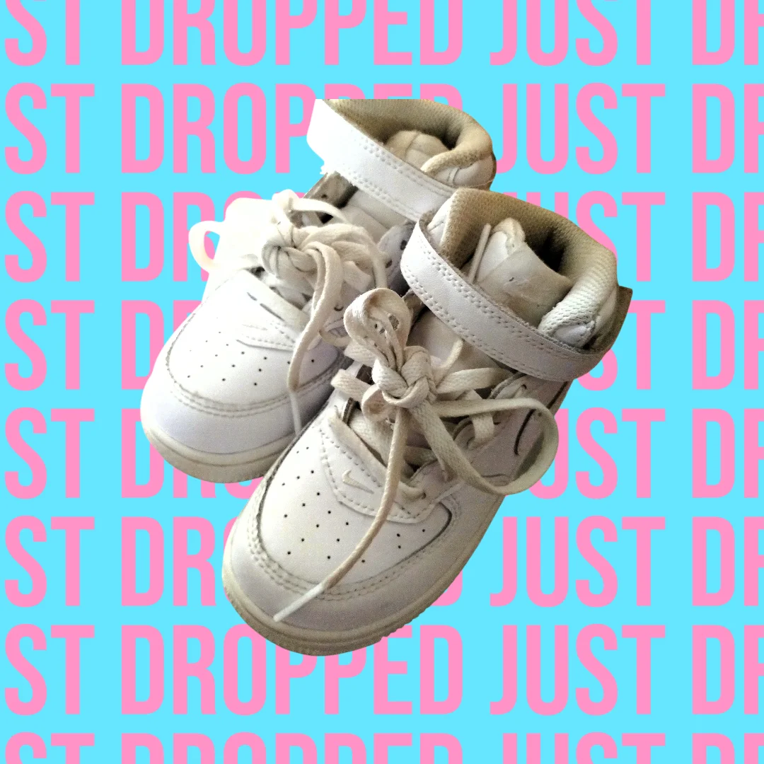Preowned Nike Air Force 1 Mid White Toddler Sneakers – Size 9C