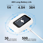 Wireless Earbuds 5.4 Bluetooth Headphones With Touch Screen Ear Buds - GreatSpace Discounts