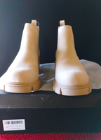 Mysoft Women’s Nude Waterproof Ankle Booties 👢✨ | Size 8