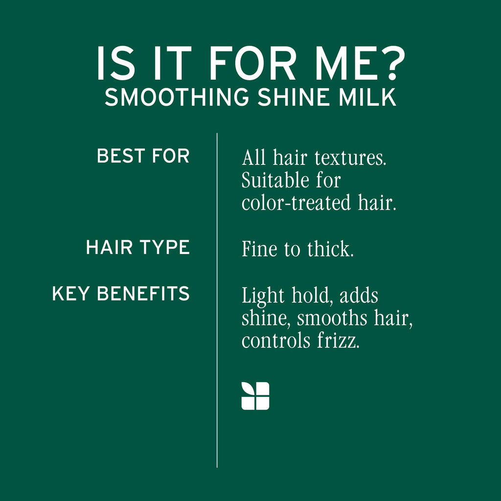 Biolage Smooth Shine Milk - Smoothing Leave-In Spray, Vegan, 8.5 oz