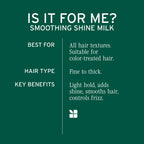 Biolage Smooth Shine Milk - Smoothing Leave-In Spray, Vegan, 8.5 oz