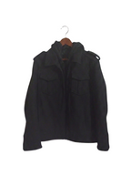 GUESS Men's Wool Coat - Black, Size Large, Preowned