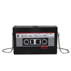Retro Cassette Tape Crossbody Bag - GreatSpace Discounts