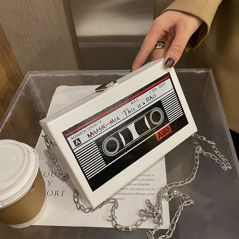 Retro Cassette Tape Crossbody Bag - GreatSpace Discounts