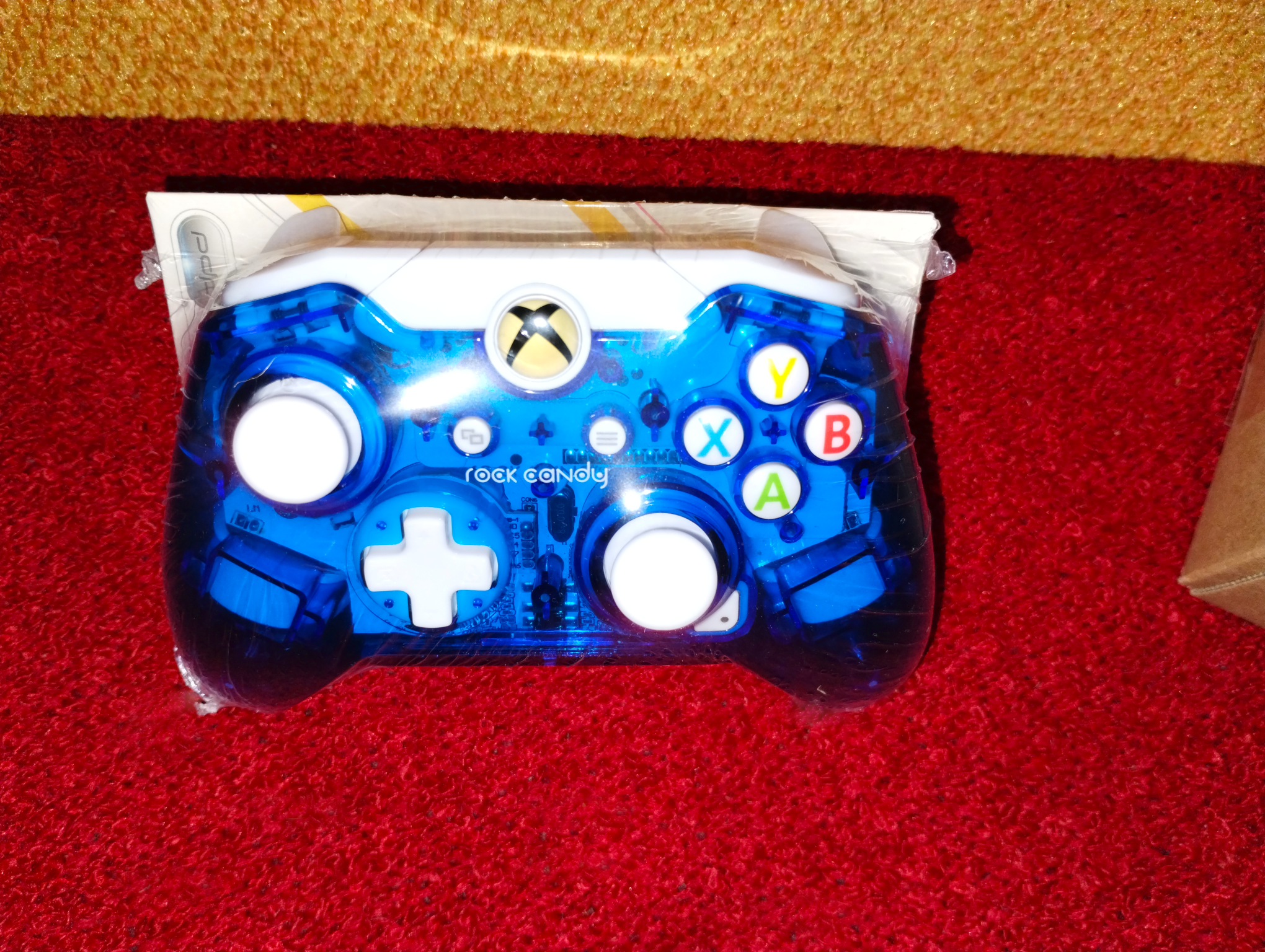 Xbox Rock Candy Wired Controller - Translucent Blue, Brand New