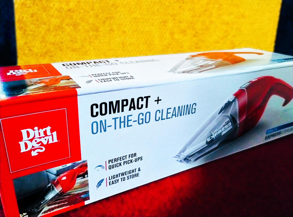 Dirt Devil Compact+ On-The-Go Cleaning Cordless Vacuum, BD30005 4V Express, Red