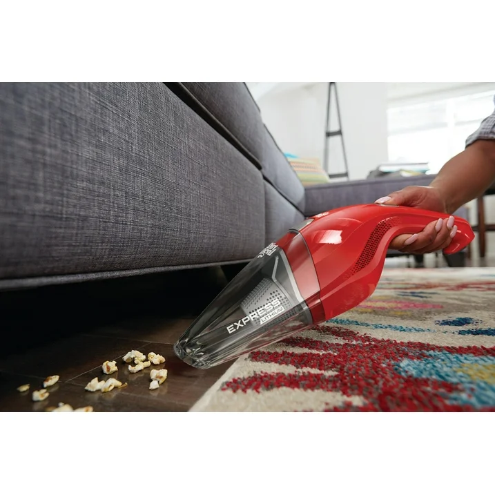 Dirt Devil Compact+ On-The-Go Cleaning Cordless Vacuum, BD30005 4V Express, Red