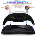 X19 UV LED Nail Lamp For Fast Drying Gel Nail Polish 72LEDS Nail Dryer With Auto Sensor Professional Manicure Salon Tool