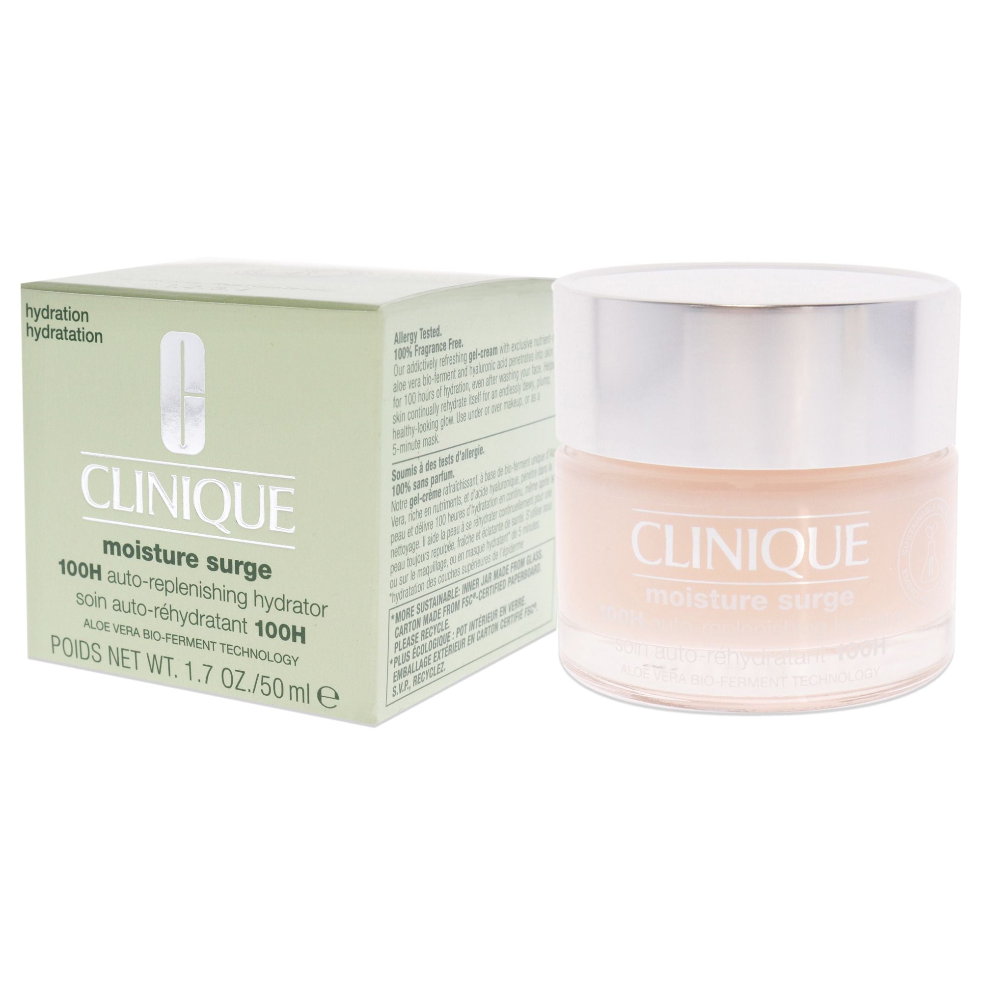 Moisture Surge 100-Hour Auto-Replenishing Hydrator by Clinique for Unisex - 1.7 oz Moisturizer