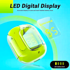 Ultrapods Max Bluetooth Earbuds Hi-Res Sound, Waterproof, Noise Canceling - Neon - GreatSpace Discounts