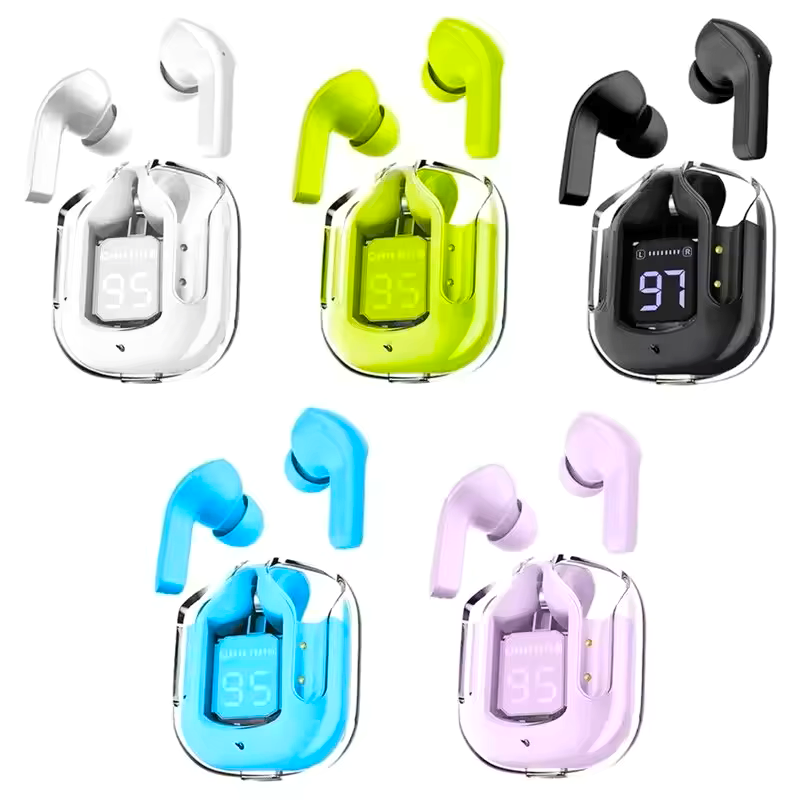 Ultrapods Max Bluetooth Earbuds Hi-Res Sound, Waterproof, Noise Canceling - Neon - GreatSpace Discounts