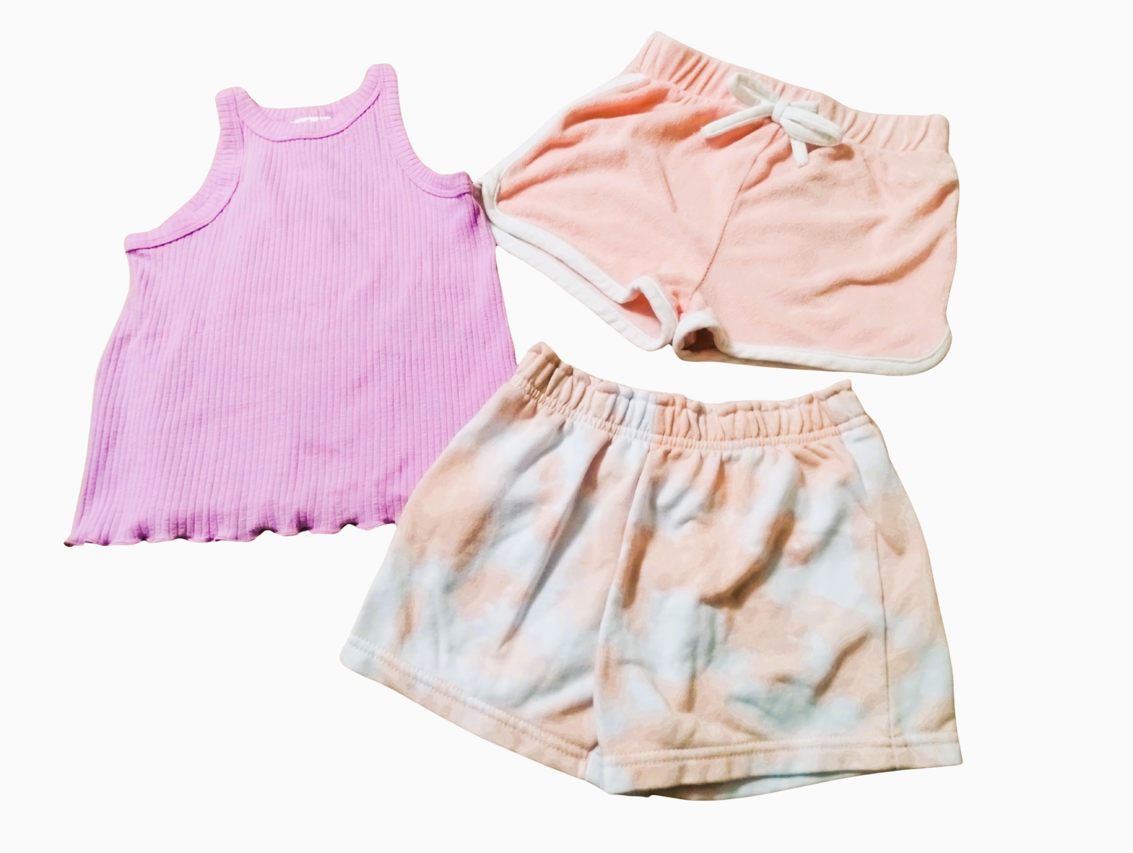 TrendMix 20-Piece Girls’ Clothing Bundle 3T–7Y, Preowned