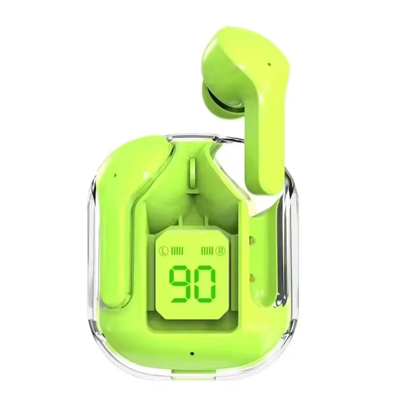 Ultrapods Max Bluetooth Earbuds Hi-Res Sound, Waterproof, Noise Canceling - Neon - GreatSpace Discounts