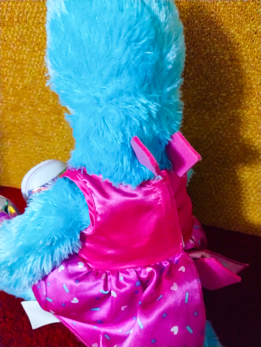 🦕B.A.B Turquoise Stegosaurus Soft Toy | Pink Dress & Glitter Sneakers✨   (Pre-owned)