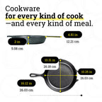 Lodge Cast Iron Skillet 10.25in - Pre-Seasoned, Durable Non-Toxic Cookware
