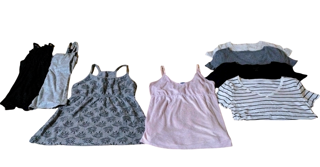 Old Navy & Isabella Maternity 8-Piece Comfort Bundle - Size M