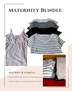 Old Navy & Isabella Maternity 8-Piece Comfort Bundle - Size M