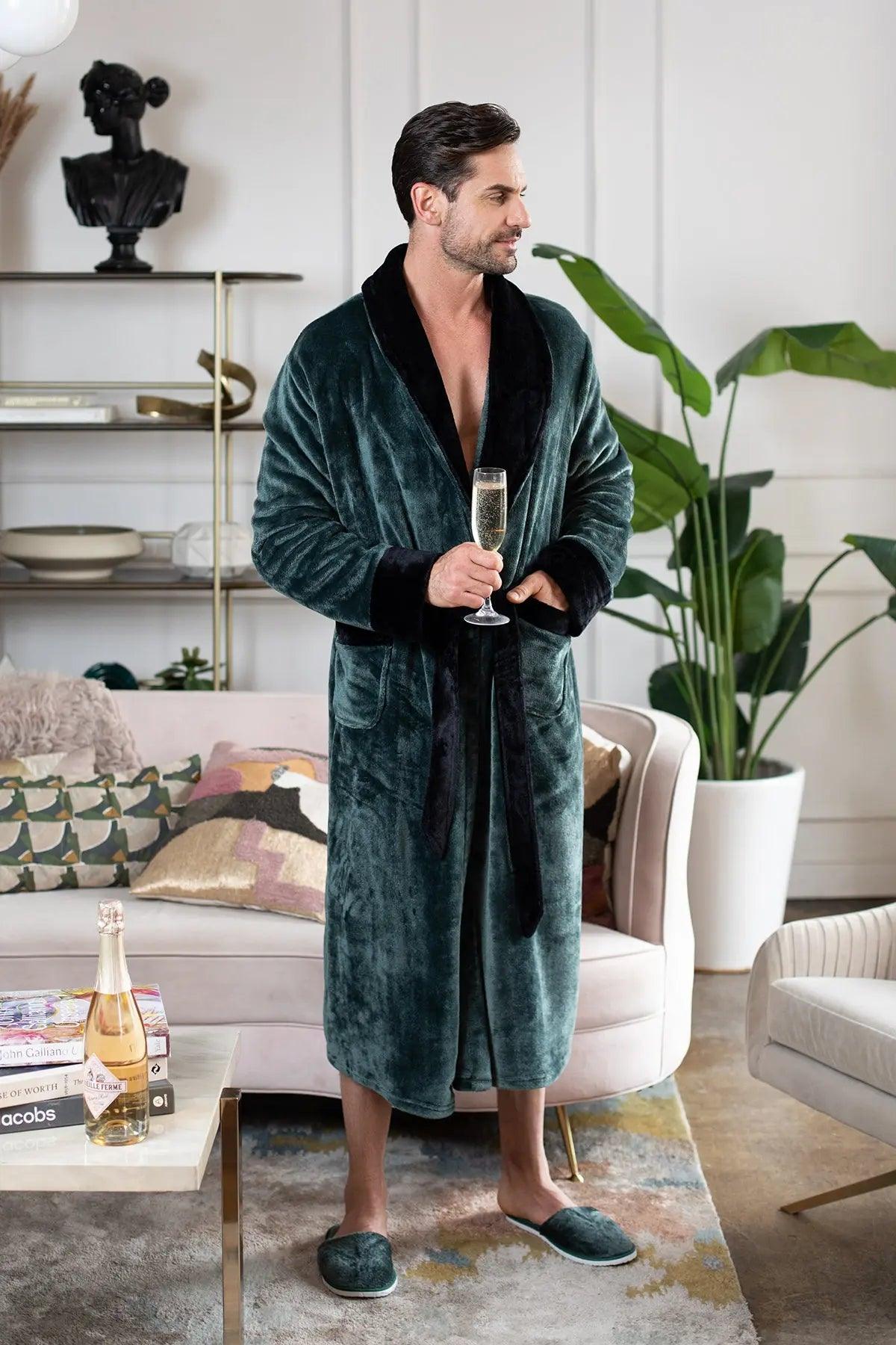 Cozy Mens Plush Robes – Built for Comfort, Designed to Last - GreatSpace Discounts