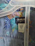 OshKosh B'gosh Rare Vintage Hawaiian Chambray Set, 3T
