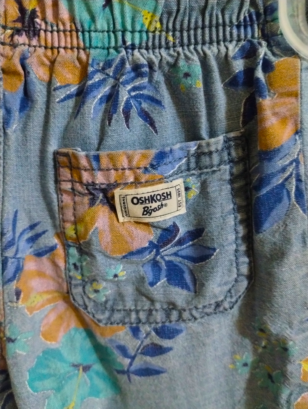 OshKosh B'gosh Rare Vintage Hawaiian Chambray Set, 3T