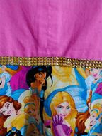 Disney Princess Dress – Custom Vintage, Pink with Princess Print, Size 5–6