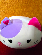 🐱Squishmallows Official Stackable Plush 12" Pink & Purple Calico Cat (Preowned)