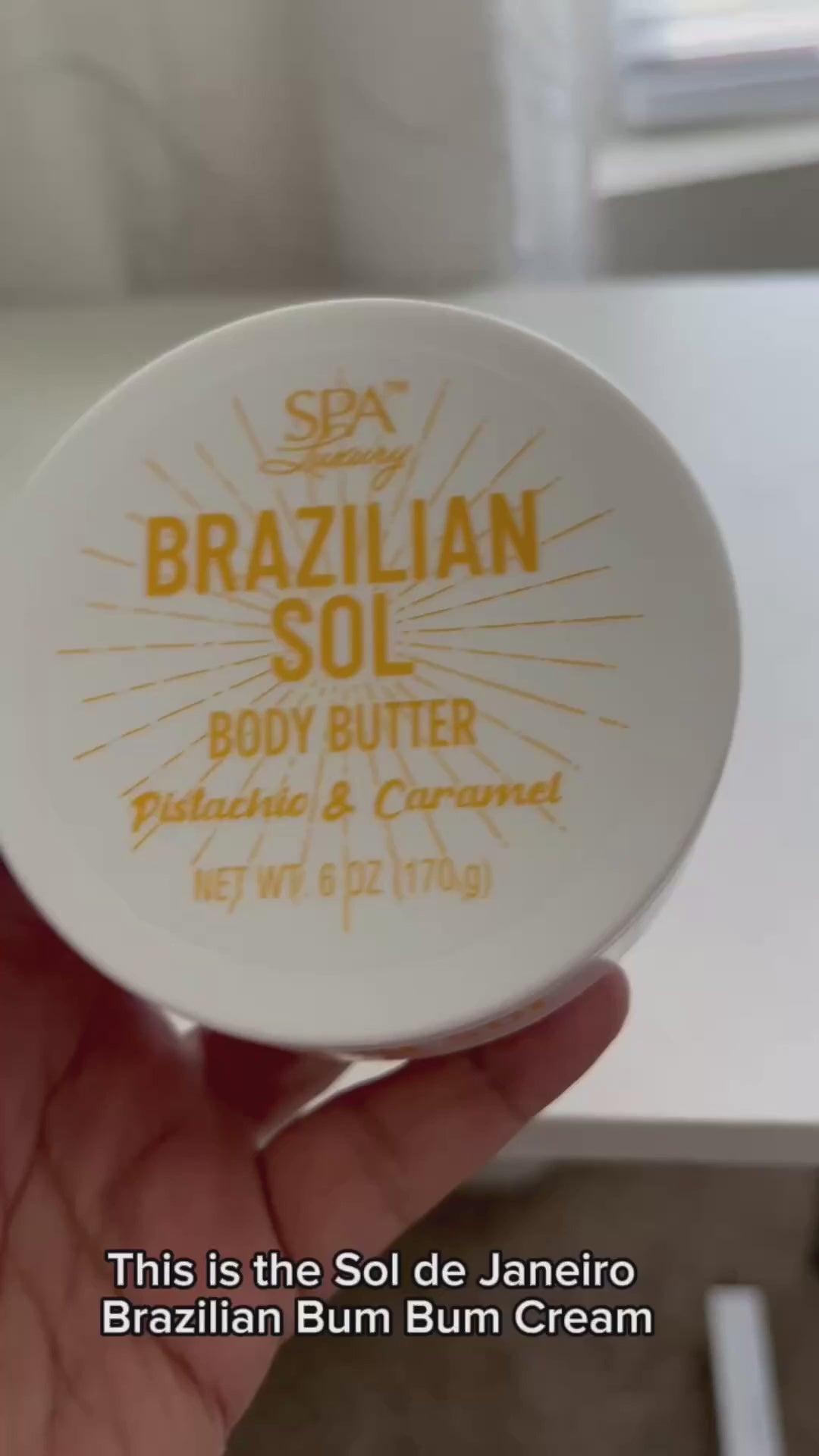 Brazilian Sol Body Butter - Pistachio & Caramel, 170g Each - Pack of 2