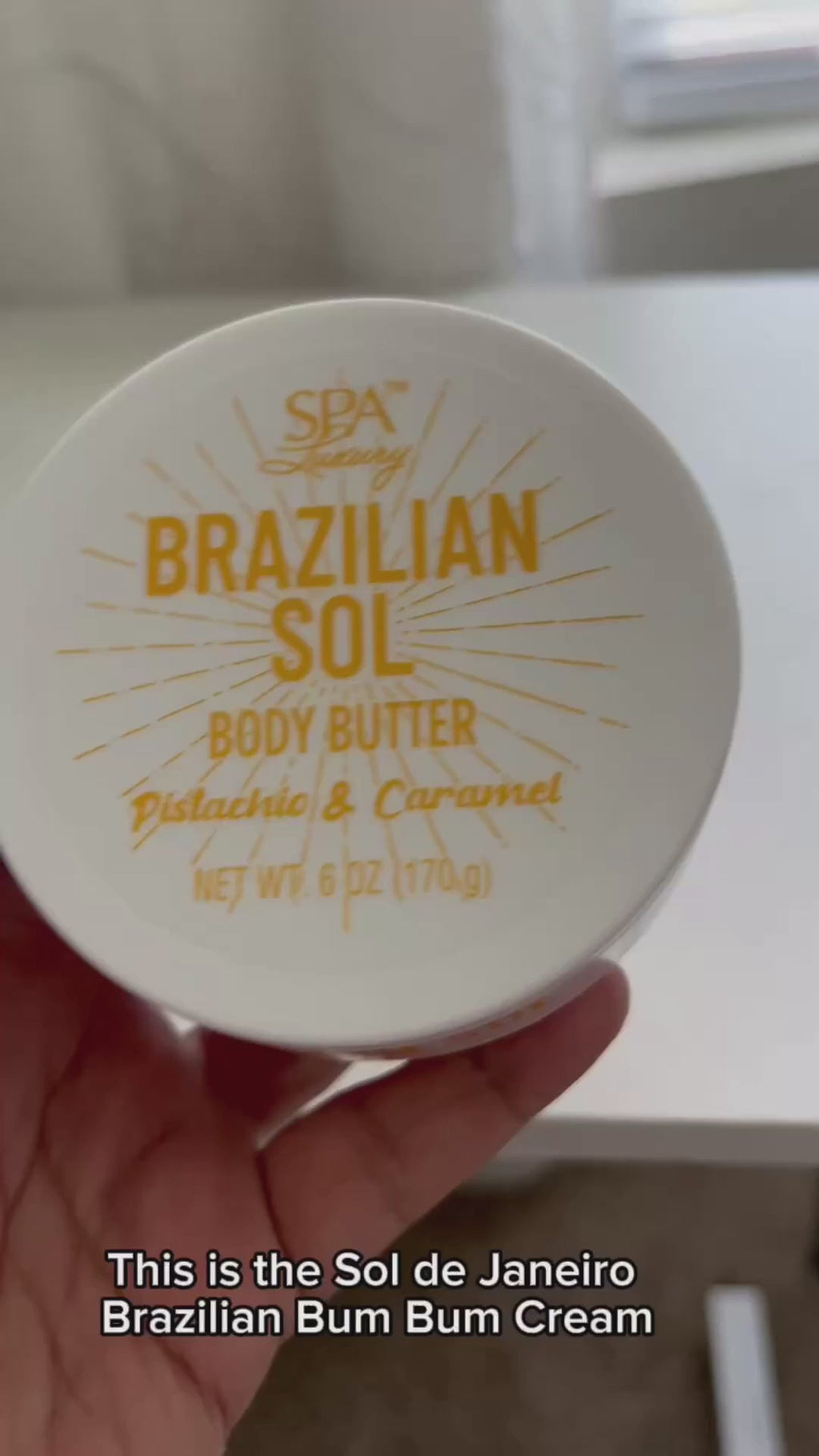 Brazilian Sol Body Butter Pistachio & Caramel 170g - Pack of 1