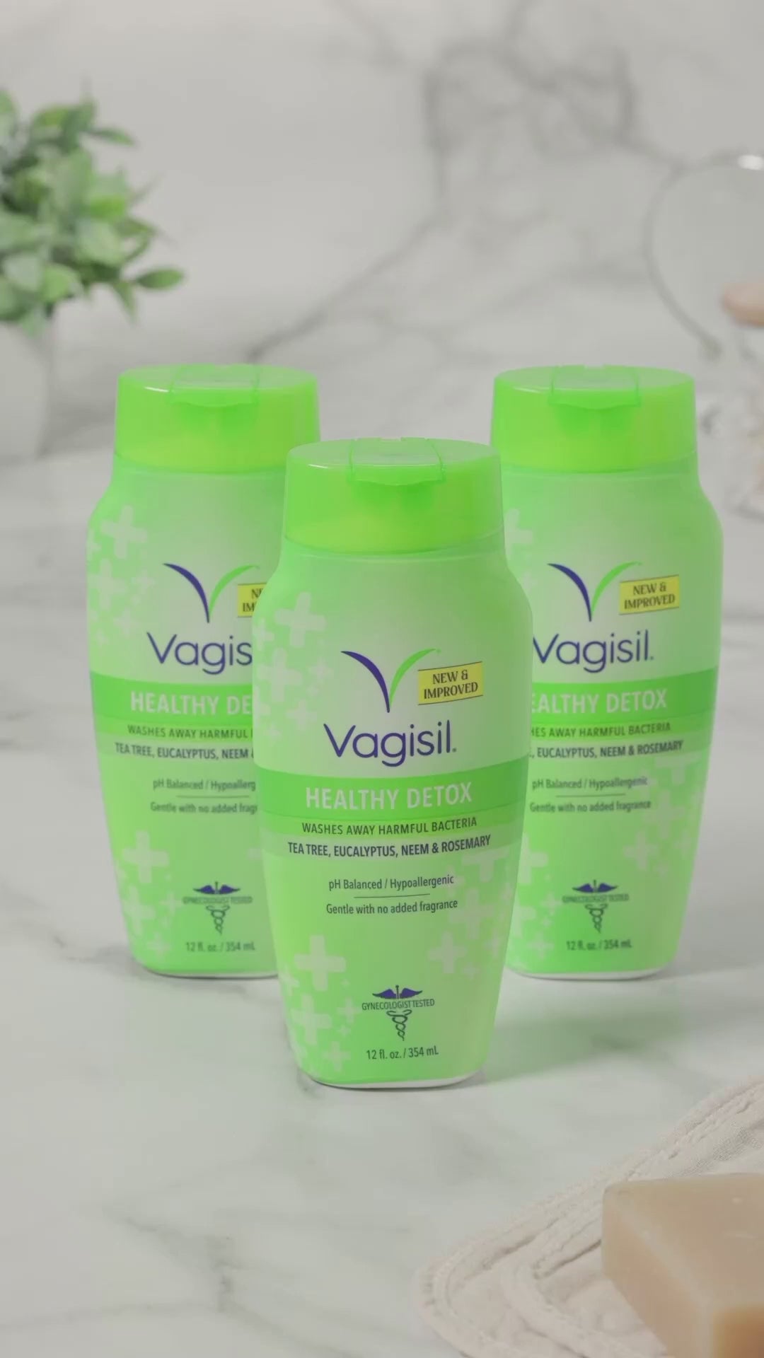 Vagisil Healthy Detox Wash 12 oz / 354 mL – Pack of 3