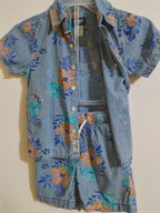 OshKosh B'gosh Rare Vintage Hawaiian Chambray Set, 3T