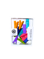 U Brands Push Pin Clips – Wood, Multicolor Set (12 ct)