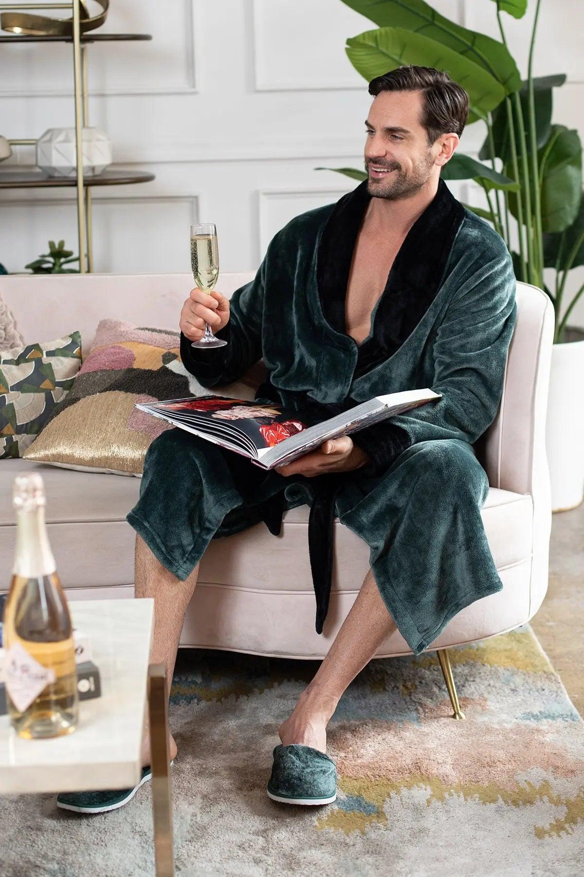 Cozy Mens Plush Robes – Built for Comfort, Designed to Last - GreatSpace Discounts